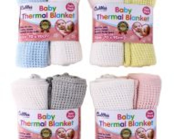 Cuddles Baby Thermal Blanket 2 pack