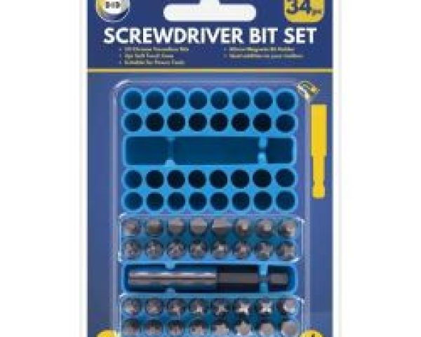 DID CRV Screwdriver Bit Set 34 pack