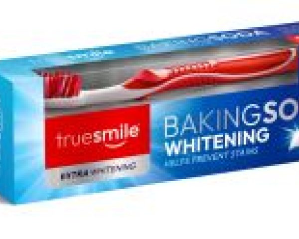 TRUESMILE Baking Soda Whitening Toothpaste & Toothbrush 100ml